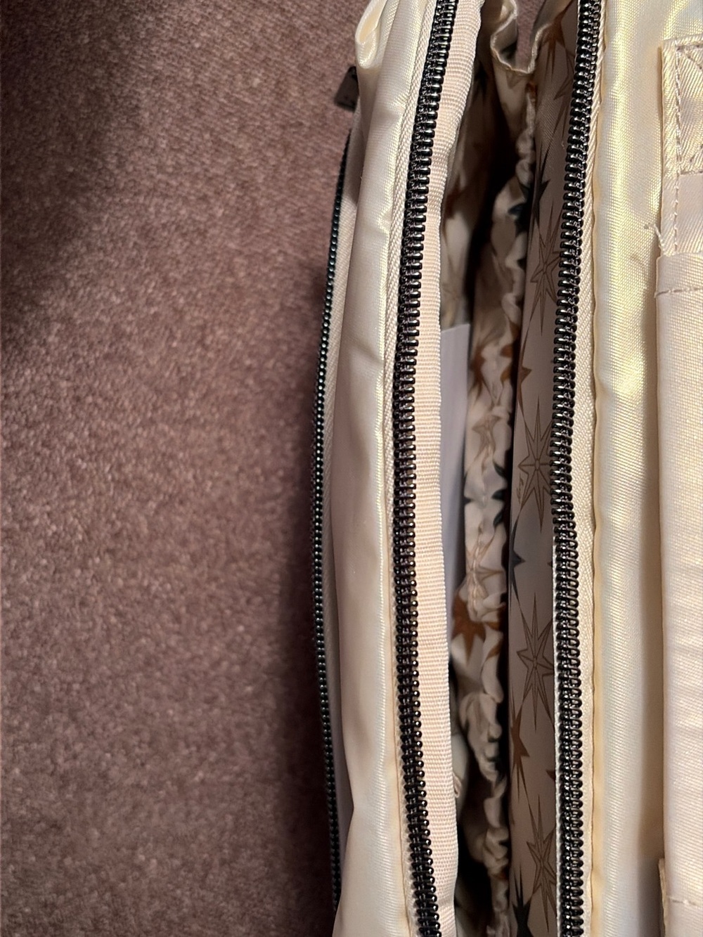 lug Champagne Crossbody Bag with Removable Strap - Picture 3 of 4